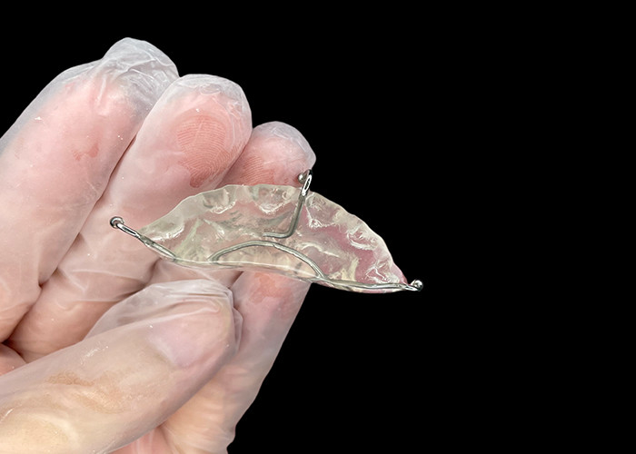 Custom Made Orthodontic Appliances bite plane for  correct bite issues or in TMJ relieve pressure on the jaw joint.