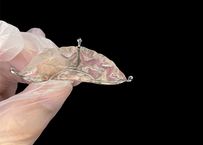 Custom Made Orthodontic Appliances bite plane for  correct bite issues or in TMJ relieve pressure on the jaw joint.