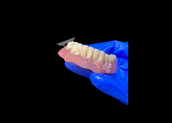 Good price Lightweight Full Acrylic Denture With Metal Framework , Full Arch Removable Denture online